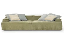 Loungesofa Pascal Stoff olivgrün B 260 cm