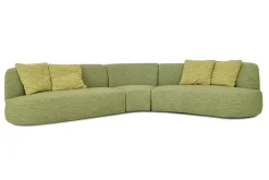 Loungesofa Ronni halbrund grün