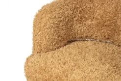 Low Dining Sessel Lennox Stoff curry