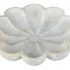 Marmorschale Flower flach D 23 cm H 4 cm