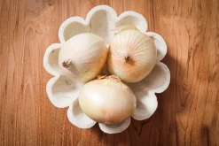 Marmorschale Flower flach D 23 cm H 4 cm