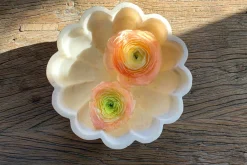 Marmorschale Flower hoch