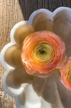 Marmorschale Flower hoch