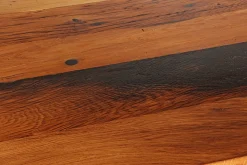 Massivholztisch recycletes Scheunenholz Metallgestell