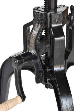 Mittelfuß schwarz höhenverstellbar bis 90cm