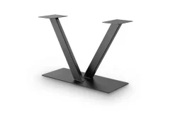 Mittelfuß V-Form schwarz 100cm