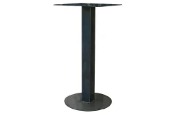 Mittelfuss Tischgestell Rohstahl schwarz 100