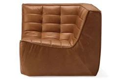 Modulsofa N701 Eckelement braun