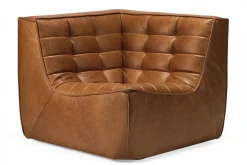 Modulsofa N701 Eckelement braun