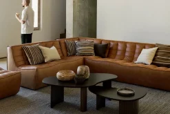 Modulsofa N701 Eckelement braun