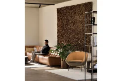 Modulsofa N701 Einzelelement B 80 cm braun