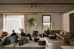 Modulsofa N701 2-Sitzer B 140 cm braun