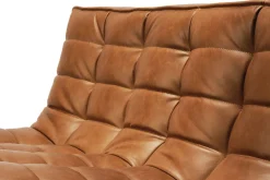 Modulsofa N701 2-Sitzer B 140 cm braun