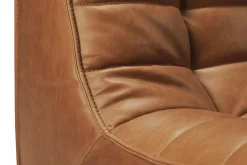 Modulsofa N701 2-Sitzer B 140 cm braun