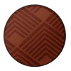Notre Monde Tablett Orange Chevron D 61 cm