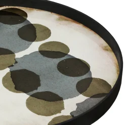 Notre Monde Tablett Slate Layered Dots D 61 cm
