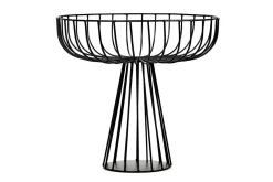 Obstschale Catu Metall schwarz H 28