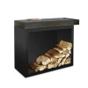 Ofyr Butcher Block Storage Black 90 Keramik