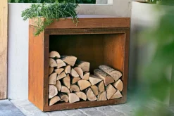 Ofyr Butcher Block Storage Corten 90 Teak