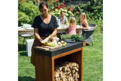 Ofyr Butcher Block Storage Corten 90 Keramik