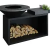 Ofyr Grill Island Black 100 Keramik dunkelgrau