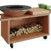 Ofyr Grill Island Corten 100 PRO Teakholz