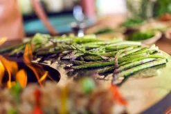 Ofyr Grill Island Corten 100 Teakholz