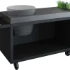 Ofyr Kamado Table Black Beton B 135 cm
