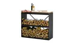 Ofyr Wood Storage Regal Black Dressoir niedrig