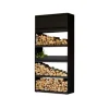 Ofyr Wood Storage Regal Black 100