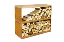 Ofyr Wood Storage Regal Corten Dressoir niedrig