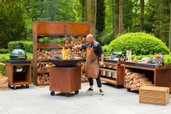 Ofyr Wood Storage Regal Corten 100