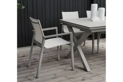 Outdoor Ausziehtisch Hillmond beige 166