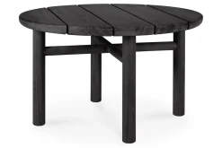 Outdoor Beisteller Quatro Teak schwarz