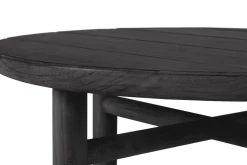 Outdoor Beisteller Quatro Teak schwarz