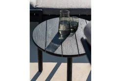 Outdoor Beisteller Quatro Teak schwarz