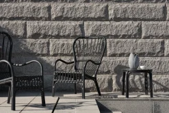 Outdoor Beistelltisch Waltz schwarz