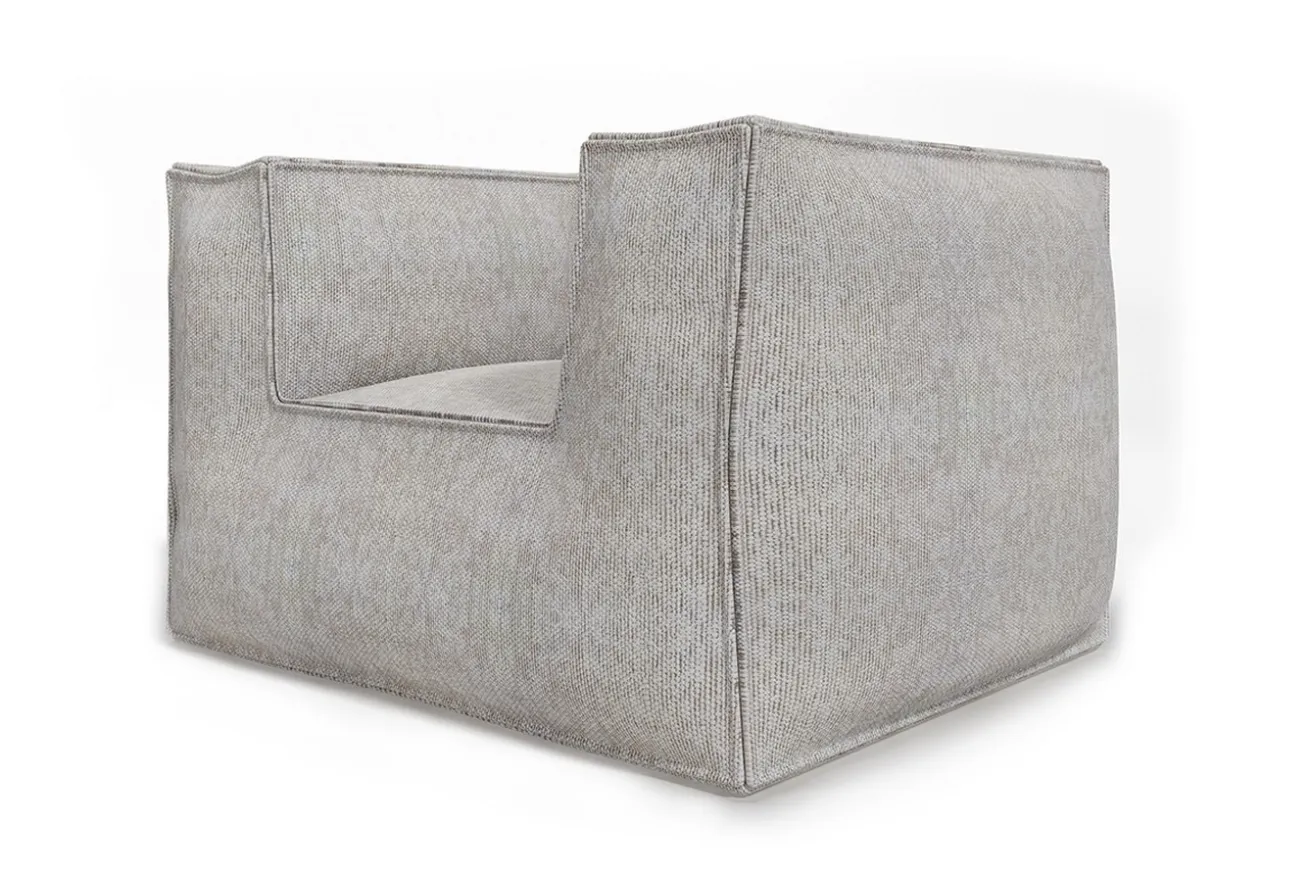 Outdoor Club Sessel Silky beige