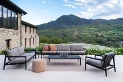 Outdoor Couchtisch Jack Teak schwarz