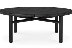 Outdoor Couchtisch Quatro Teak schwarz