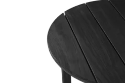 Outdoor Couchtisch Quatro Teak schwarz