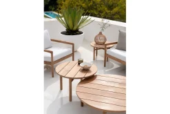 Outdoor Couchtisch Quatro Teak natur