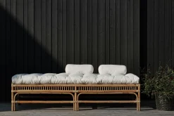 Outdoor Daybed Vallda Rattan natur