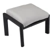 Outdoor Fußhocker Slide grau
