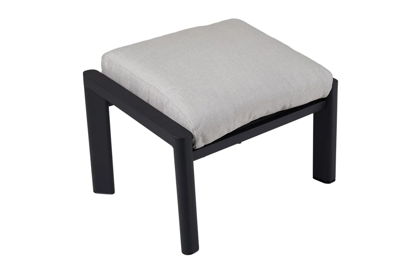 Outdoor Fußhocker Slide grau