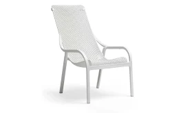 Outdoor Loungesessel Net weiß