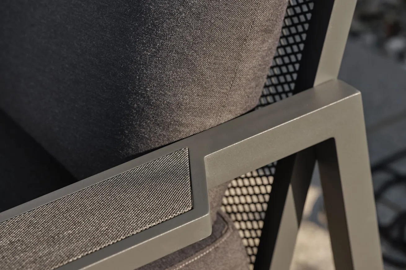 Outdoor Loungeset Skalfort grau