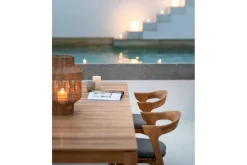Outdoor Stuhl Bok Teak massiv