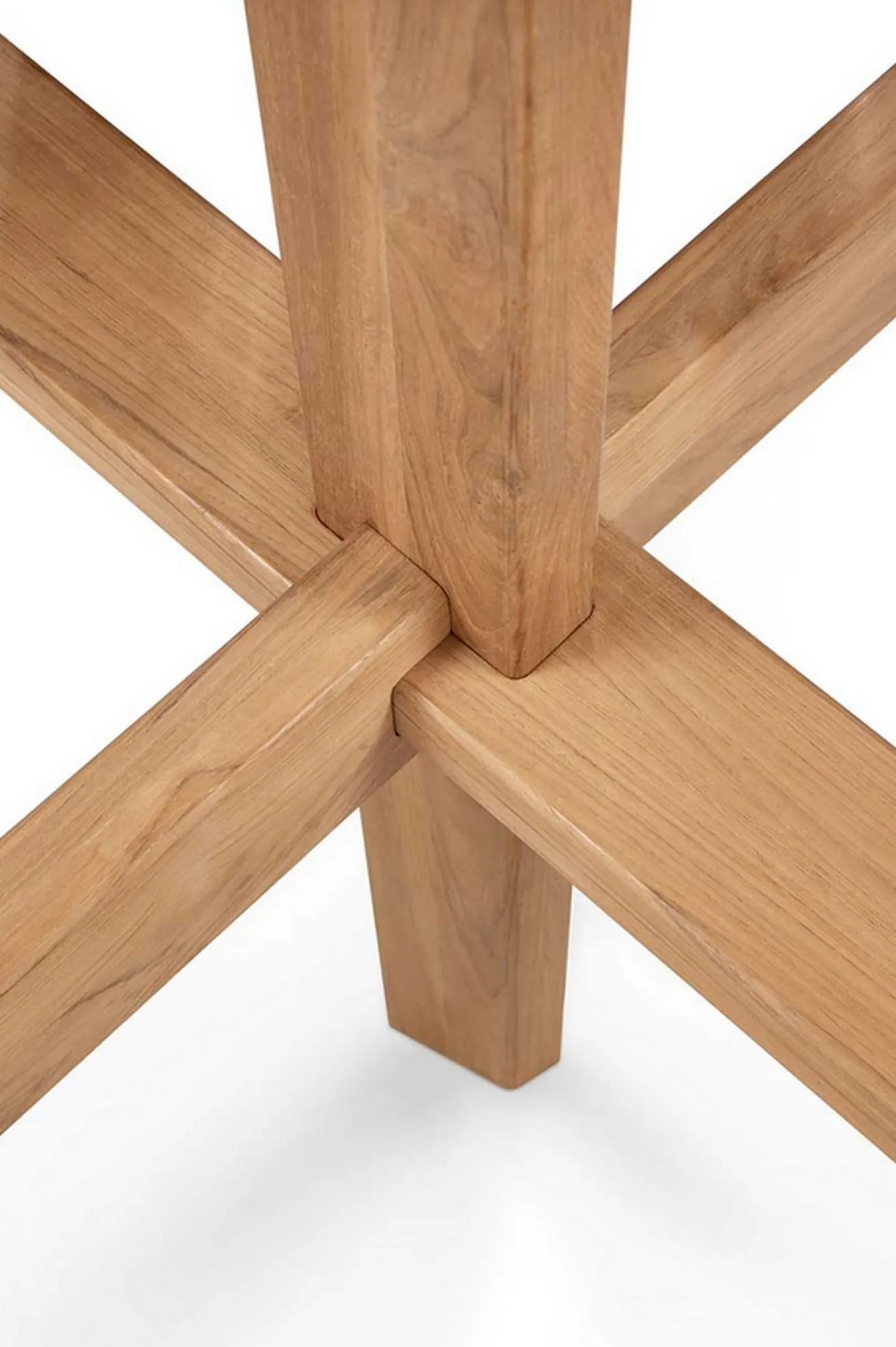 Outdoor Tisch Circle Teakholz rund klein
