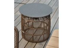 Outdoor-Beistelltisch Pamir braun